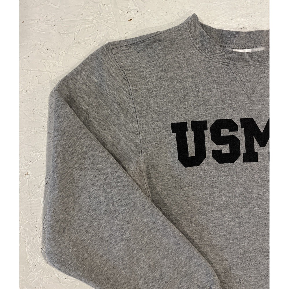 USMC‎ Marines Corps MJ Soffe Sweatshirt Vintage Size Small Crewneck Gray - Picture 4 of 10